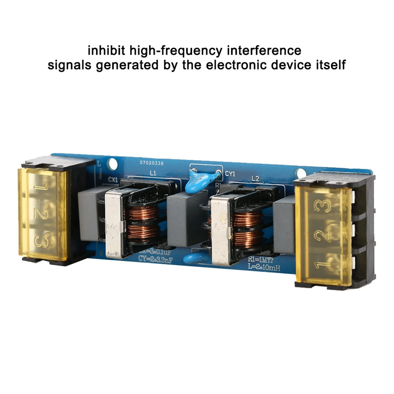 EMI Hochfrequenz Zweistufige Strom-Tiefpassfilterplatine für die Stromversorgung (6 A)