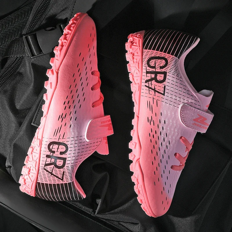 Neue Fußballschuhe für Herren und Kinder, Professionelle Rutschfeste Ultraleichte Stollenschuhe für Rasen, Fußball-Trainingsschuhe, Dropshipping – Detail 24