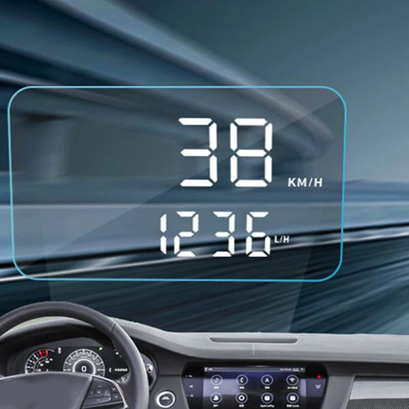 Car Head Up Display HUD For Nissan Patrol Y6 2018 2019 HD Projector Screen Overspeed Alert Alarm Detector