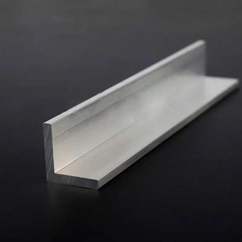 6063 الزاوية اليمنى الألومنيوم 25x20 مللي متر-80x40 مللي متر سميكة 2/3/4/5 مللي متر L على شكل سبائك الألومنيوم الألومنيوم متفوقا مثلث الشخصي طول 500 مللي متر