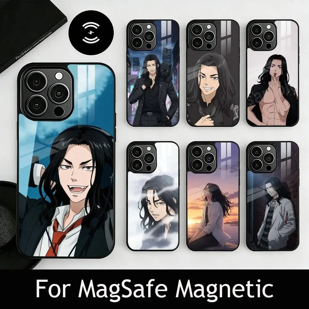 

T-Tokyo Revengers K-Keisuke B-Baji Phone Case For iPhone17,16,15,14,13,12,11 Plus,Pro Magnetic For Magsafe Wireless Charging