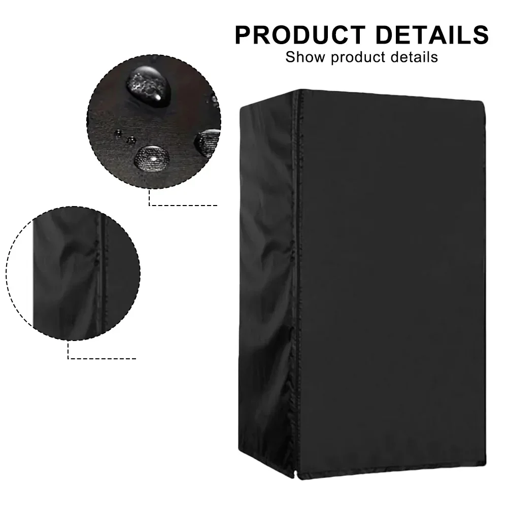 Fridge Protector Vertical Refrigerator Cover 210D Oxford Cloth All-Season Protection Comprehensive Coverage Dust Protection