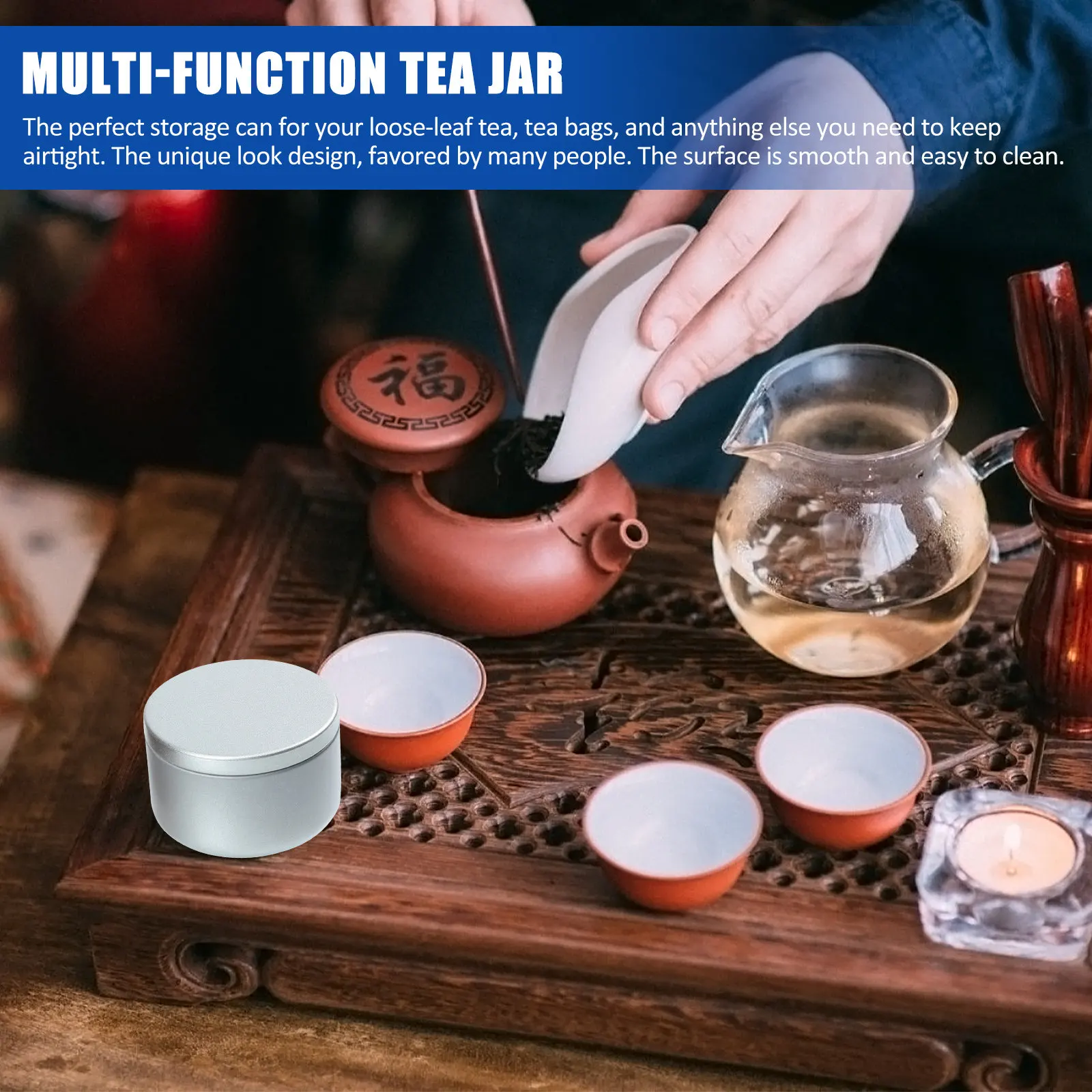 12Pcs Tea Leaf Storage Cans Tinplate Multi-Function Sealed Containers for Loose Leaf Tea Candy Craft Jewelry Organization