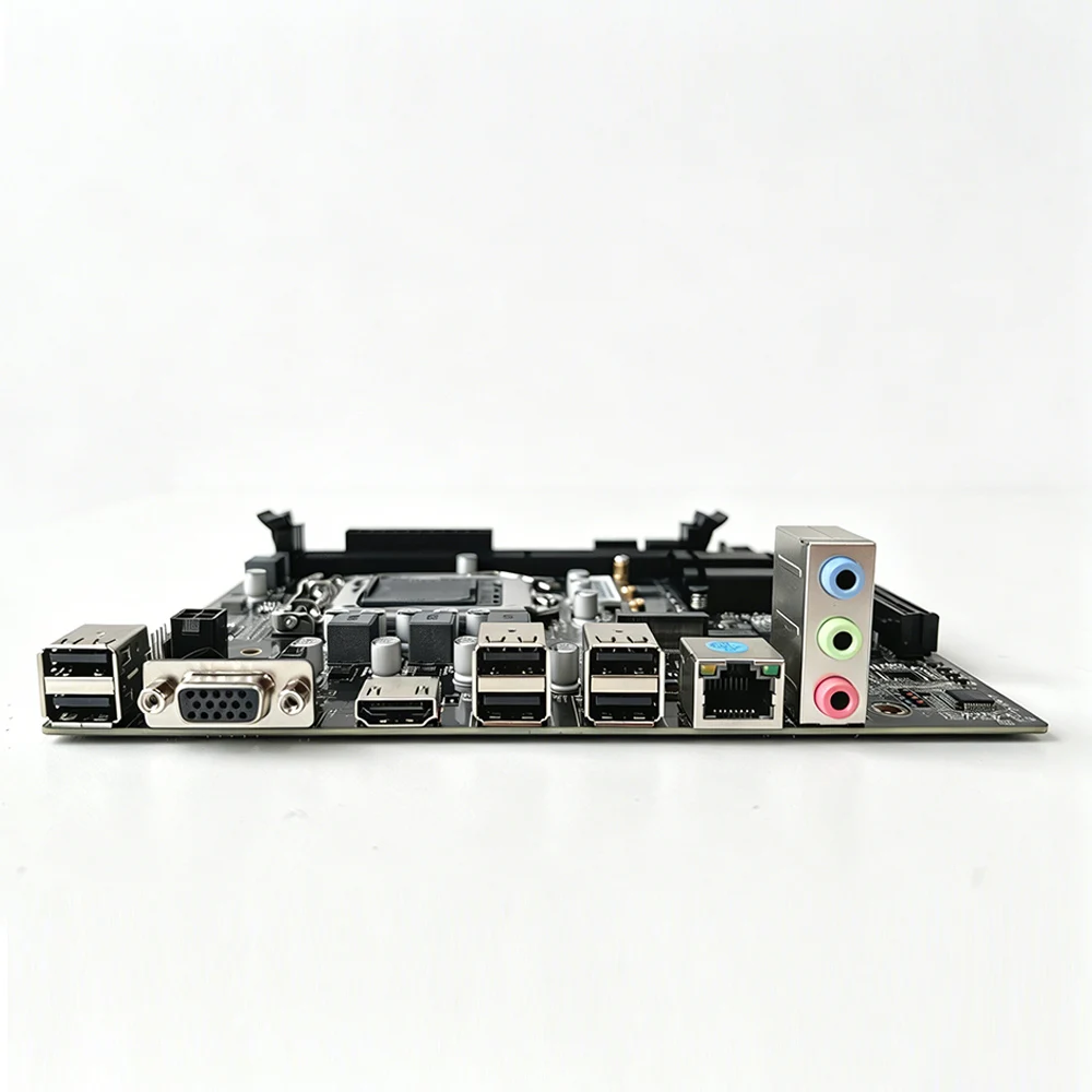 KONALET H61 Motherboard LGA 1155 DDR3 Dual Channel 2 DIMM Desktop Mainboard Support NVMe M.2 SSD Intel I3 I5 I7 CPU VGA HDMI view 4