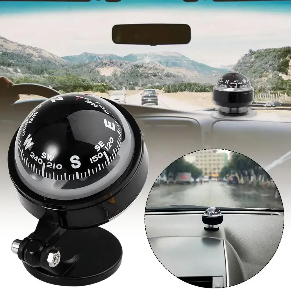 

Automotive Interior Decoration LED Navigation Night Ball Adjustment With Declination Outdoor Compass Light Magnetic Guide C3H4