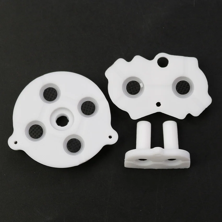 Cltgxdd مجموعة واحدة من الملونة عالية الجودة مناسبة لزر GBA وسادة مطاطية من السيليكون اتصال موصل AB حدد لوحة D