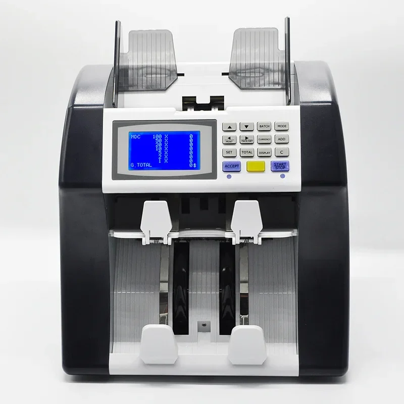 

Foreign Currency Banknote Counting Machine USD Euro Pound Banknote Detector Single Port Amount Sorting Machine