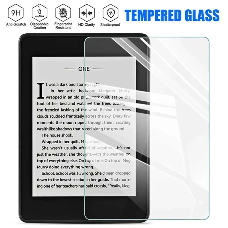 

For Amazon Kindle Paperwhite 10th Gen 2018 6inch Tempered Glass Screen Protector For Kindle KPW1/2/3/4 5th 6th 7th Protect Glass