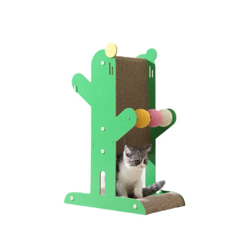 

Вертикальная доска-когтеточка для кошек Cactus, игрушка для кошек