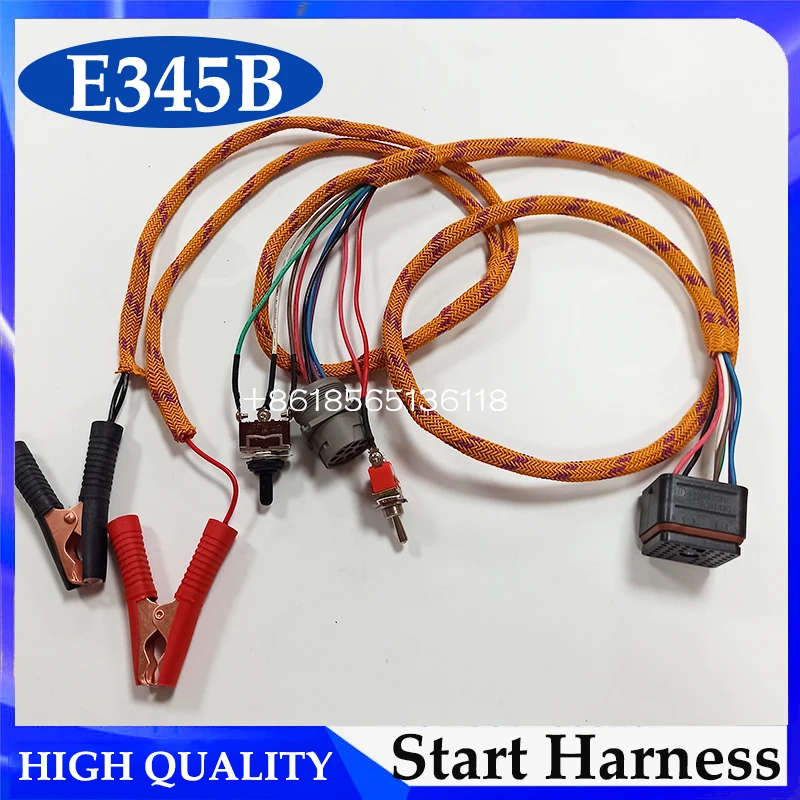 

Excavator Parts For E345B C7 C9 C13 Series Engine Start Throttle Cable Inspection Test Harness