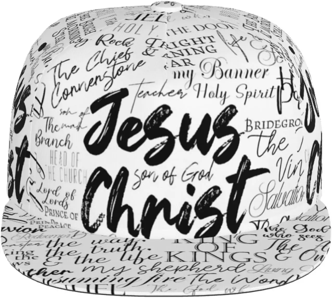 Jesus Christ Cross Baseball Cap for Men Women Adjustable Trucker Hat for Running Sports Hiking Beach