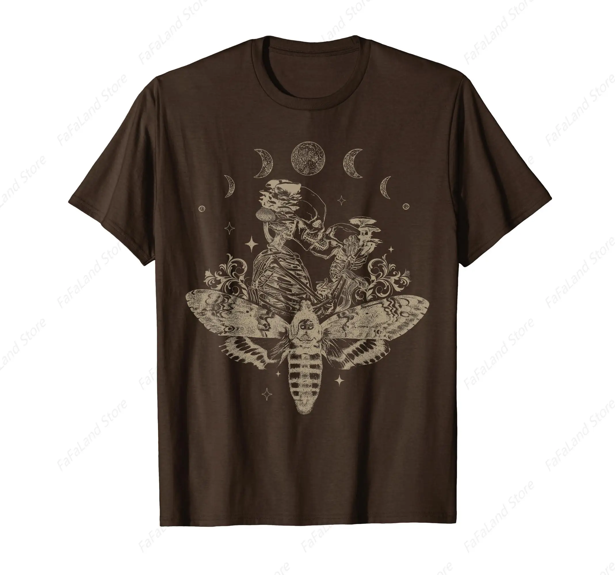 Butterfly Grunge Fairycore Aesthetic Luna Moth Mushrooms Y2K T-Shirt