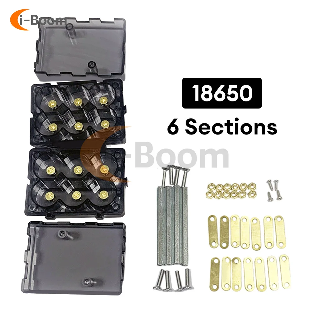 DIY Battery Box Battery Base Stand 18650 21700 6/8 Cells Battery Powered No Soldering Mobile Storage Case