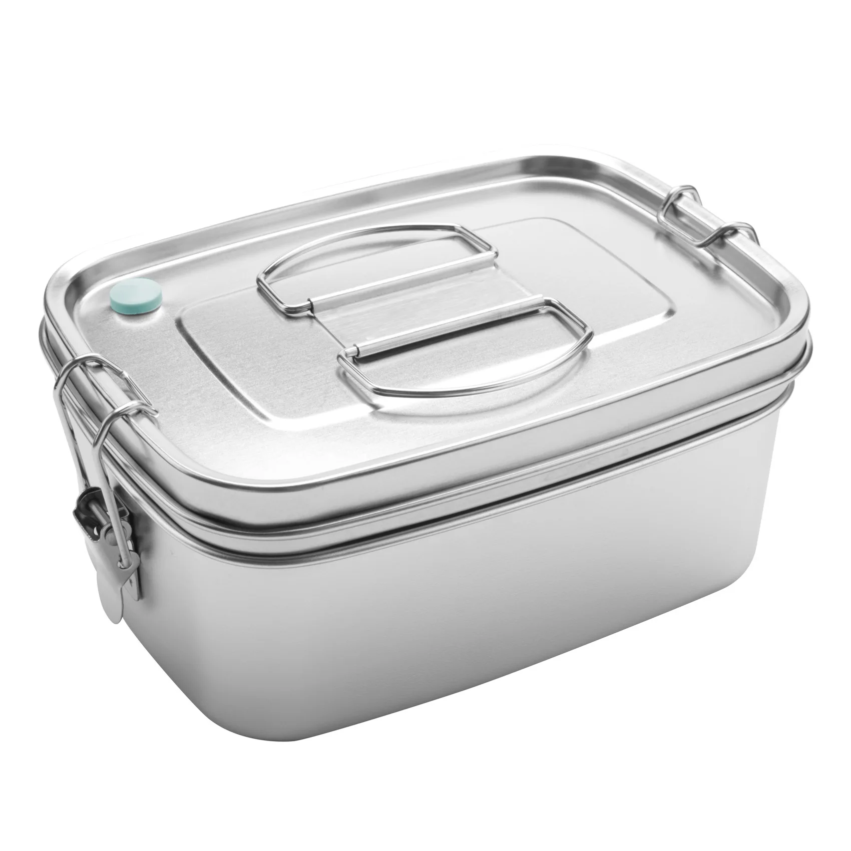 

Большой емкости для сэндвичей, школьный офисный ланч-бокс, посуда бенто для детей и взрослых, контейнер для еды из нержавеющей стали, 1,5 л