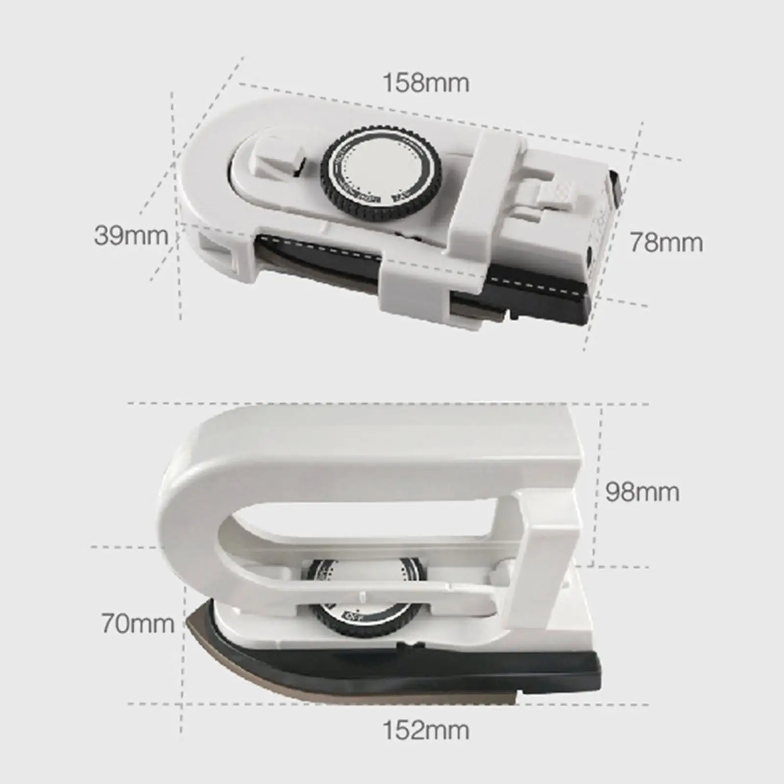 Steam Iron Small Non Slip Practical Ironing Machine for Jackets Shirts Coats image 6
