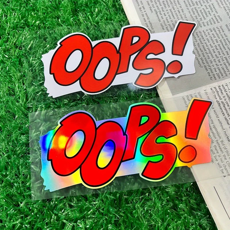 ¡1 unidades divertidas! Pegatina gráfica, calcomanía de vinilo impermeable, pegatina colorida/holográfica para coche portátil, pegatina de decoración humorística fresca