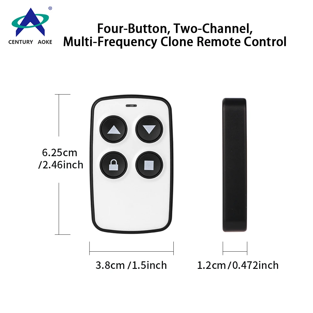 433MHz Remote Control Duplicator 300-915MHz Multi Frequency Copy Cloning Remote Transmitter for Garage Door Gate Opener