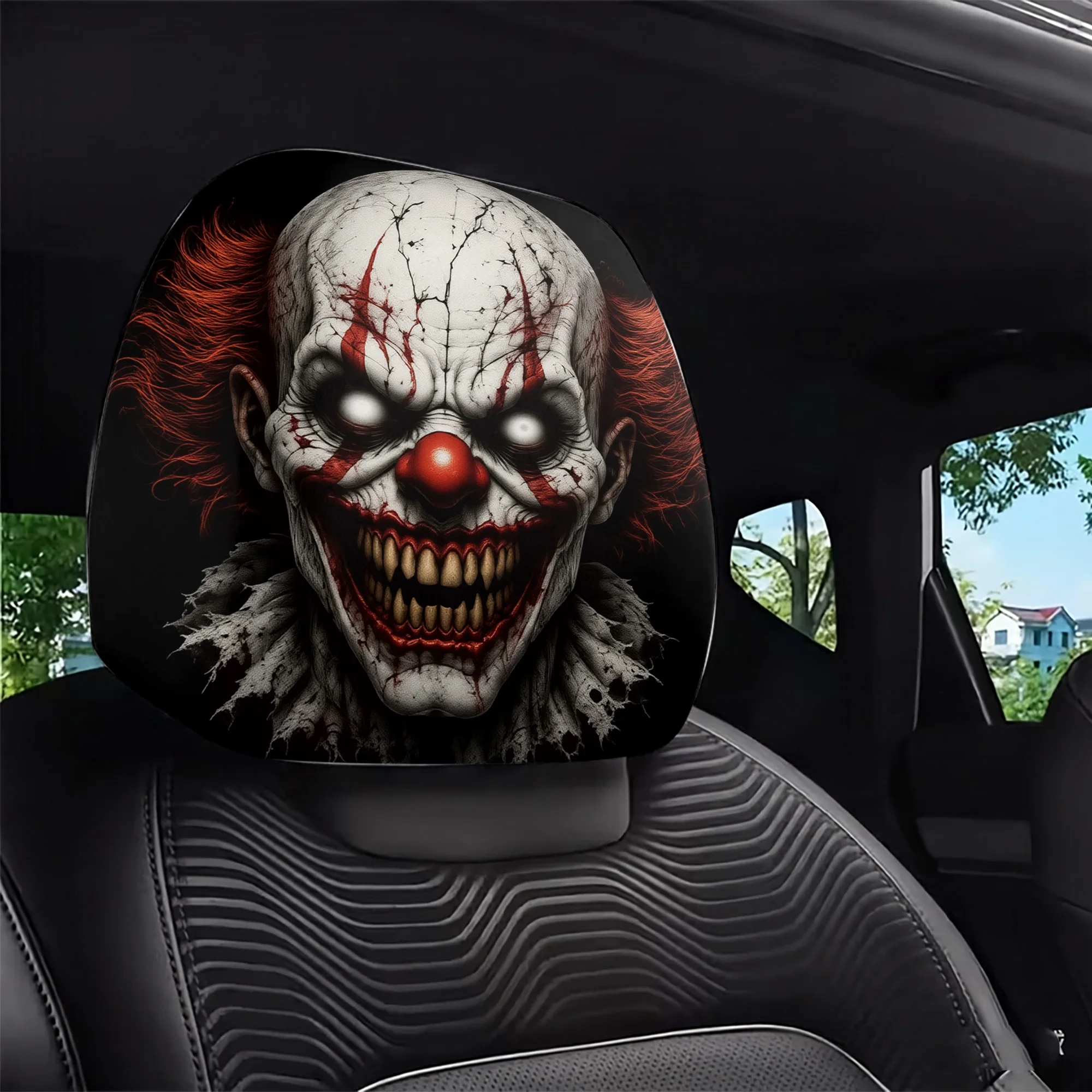 2pcs car headrest covers with  - Interior Design Style Quiz 评论和价格