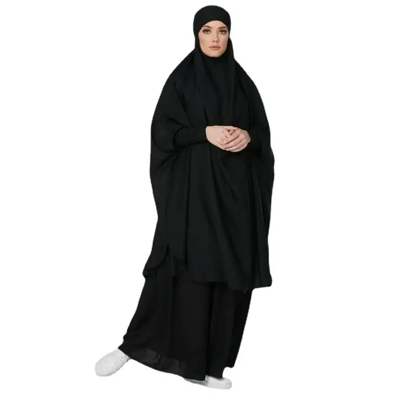 

Muslim Sets Arabian Turkish Muslim Women's Outwear Islamic Clothing Two-Piece Set - Casual and Elegant Tunique Femme Musulman