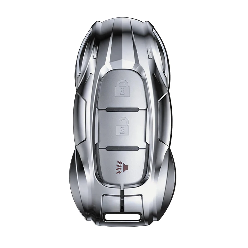 Applicable to Infiniti Q50 QX80 Zinc Alloy Car Key Protective Case - Interior Gadget Accessory Durable Funda Llavecar view 4