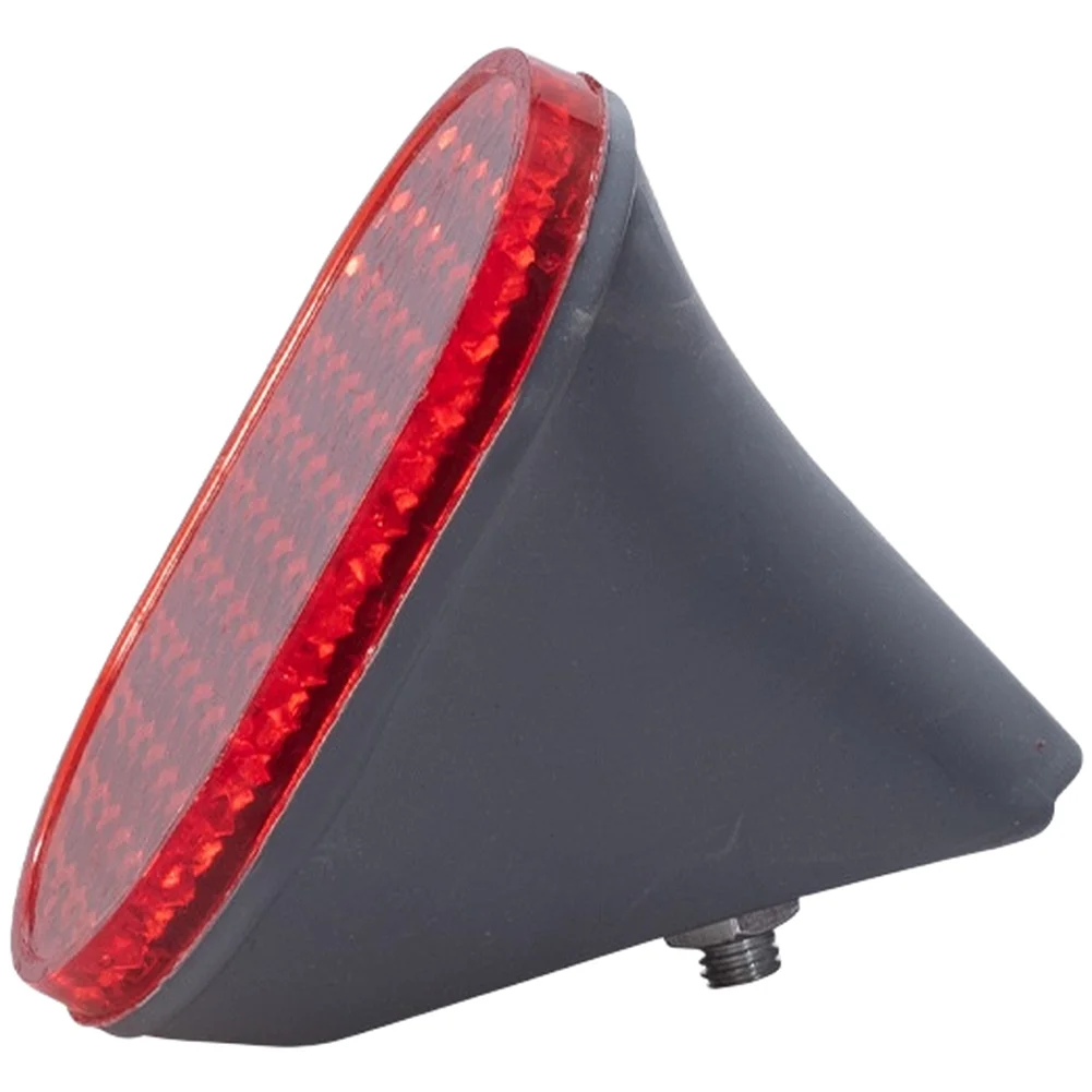 Reflective Spoke Plate for Bicycle For fenders Offering Directional Light Return to Improve Detection by Motor Vehicles