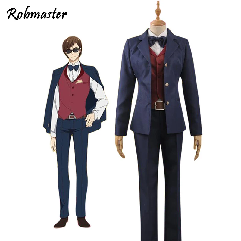 

Anime Zombie Land Saga Kotaro Tatsumi Zombieland Vest Uniform Outfit Cosplay Costume Suit Halloween Costume For Men Adult kids