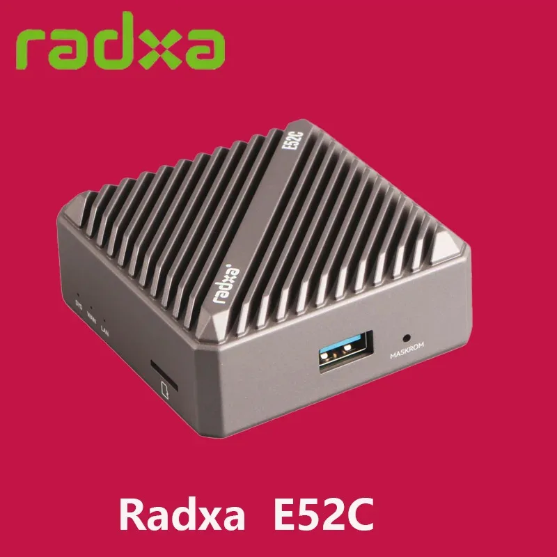 

Radxa E52C RK3582 Gateway Dual 2.5G Ethernet Network Port Aluminum Alloy Cooling Enclosure