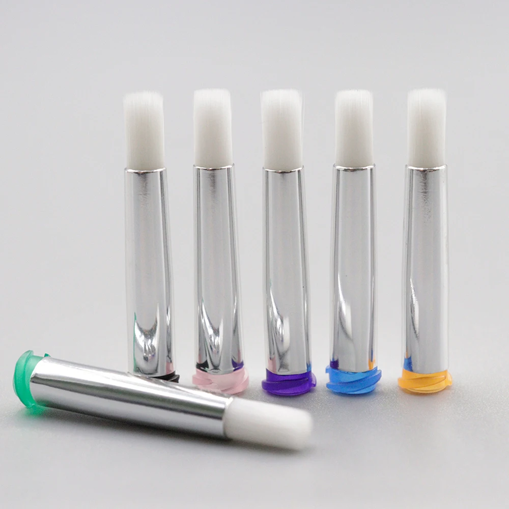 5pcs 5mm Round Mouth Soft Brush Needle Dispensing Injection Needle Glue Coating Needle for Precision Dispensing Machine