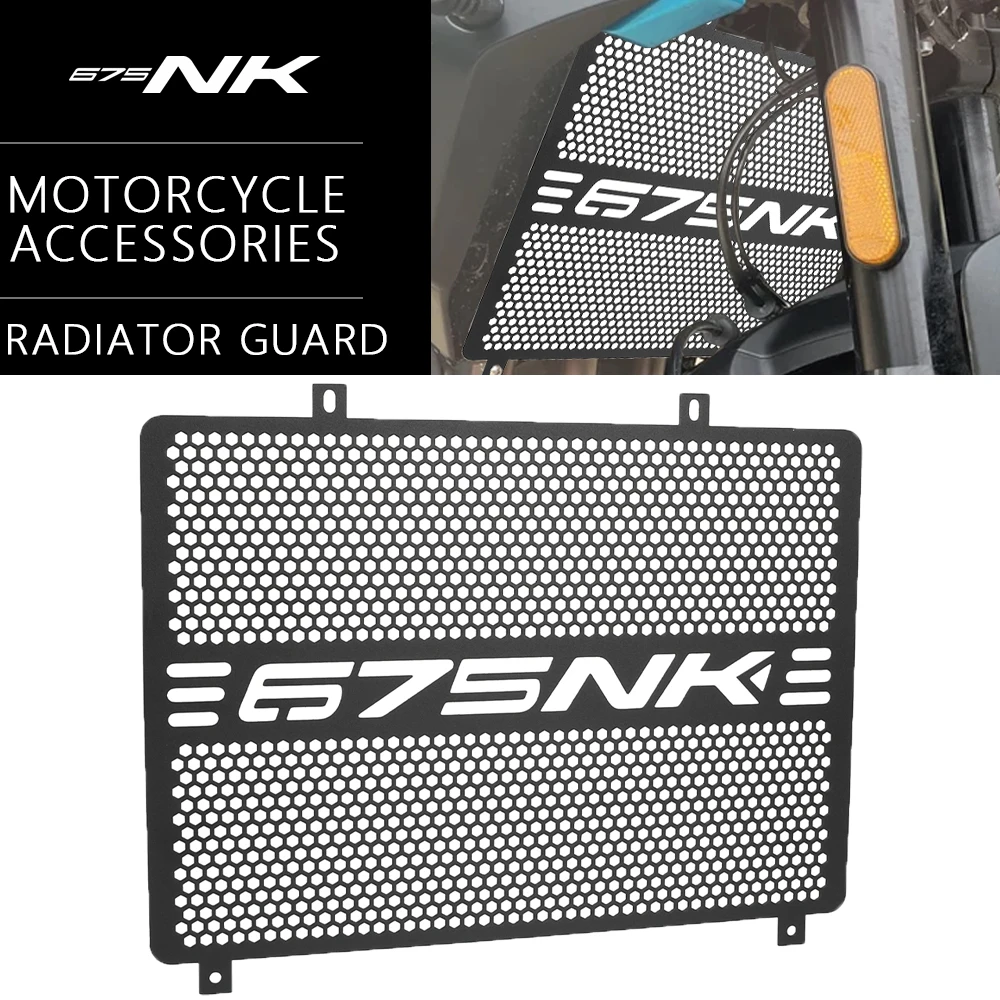 

675 NK 2024 2025 2026 Motorcycle Radiator Grille Guard Cover Water Tank Grille Guard Protection FOR CFMOTO CF MOTO 675NK NK675