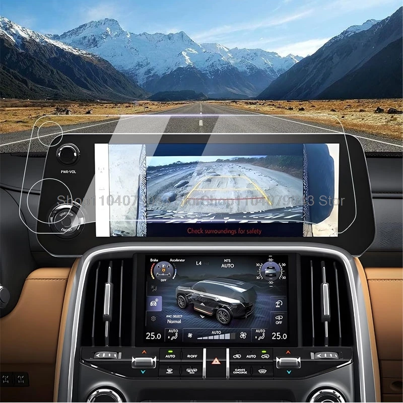 Tempered Glass Screen Protector  film For Lexus lx600 2022-2023 12.3 inch Car infotainment GPS Navigation anti-scratch film