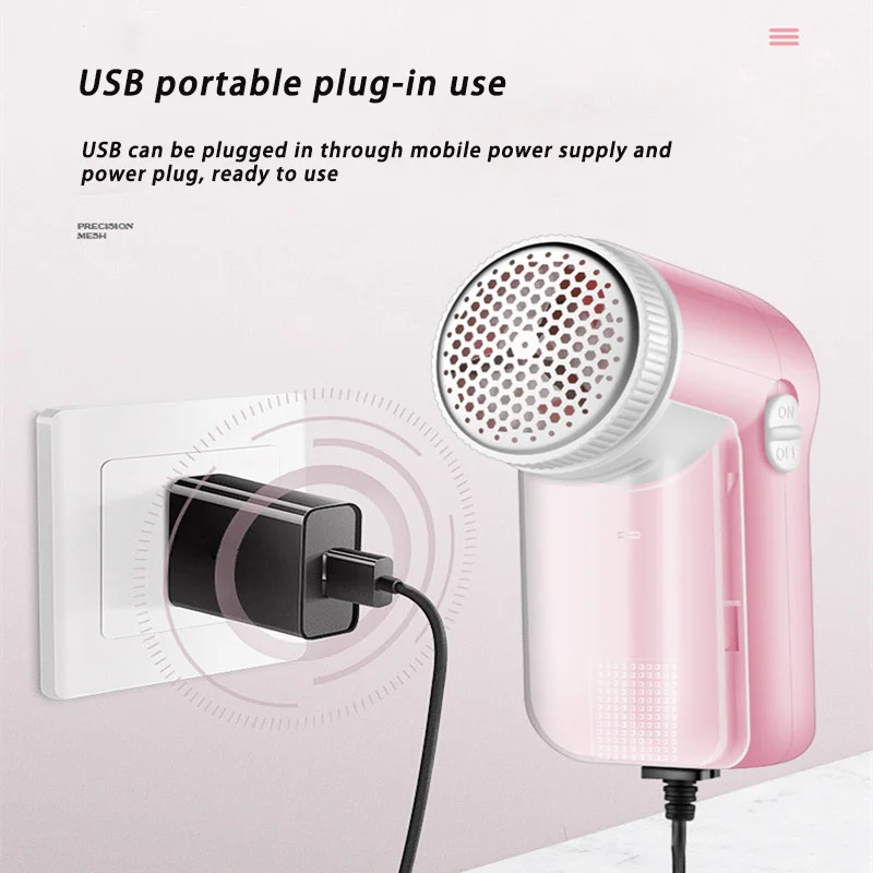 USB Lint Remover Mini เสื้อผ้าแบบพกพาผมลูกบอล Trimmer ไฟฟ้าผ้า Fuzz มีดโกนหนวดกำจัดขน Fuzz เม็ด Trimmer