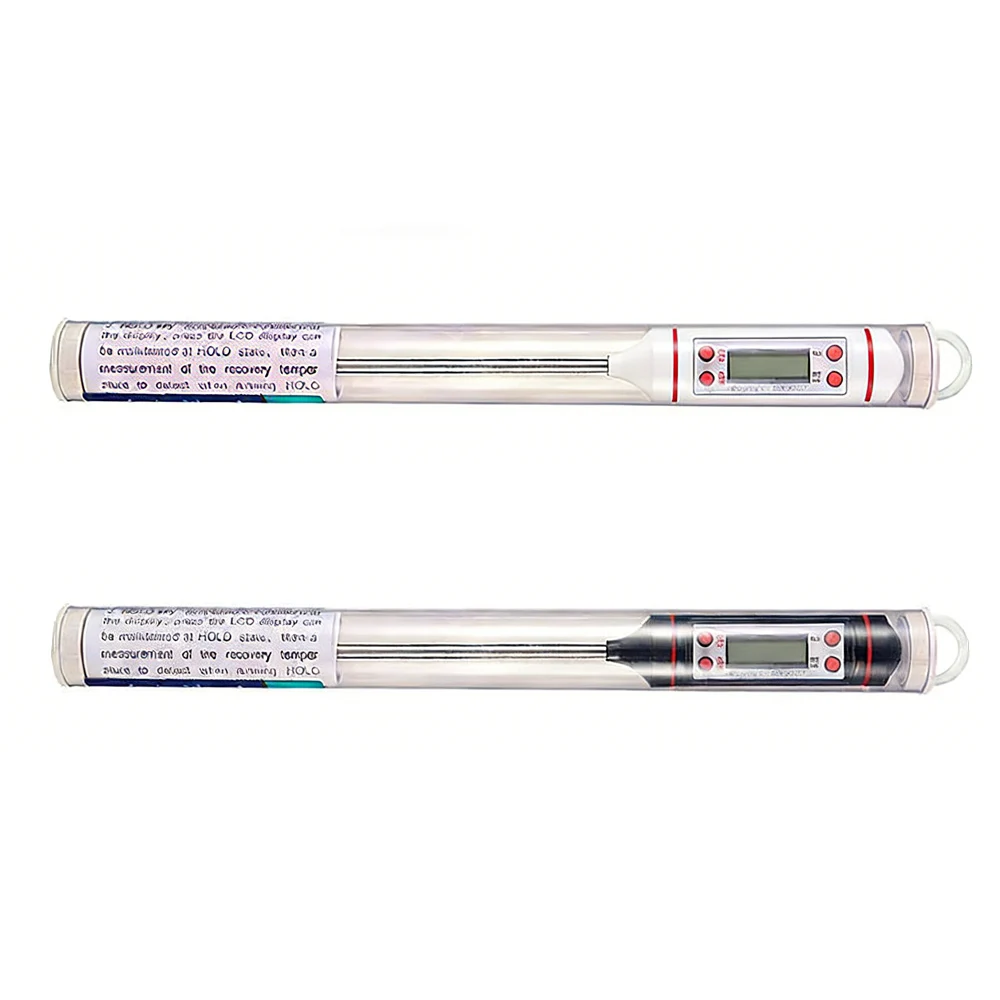 Pen-Style Digital Food Thermometer LED Screen Kitchen Thermometer for Cooking Baking BBQ Liquid Temperature Measurement