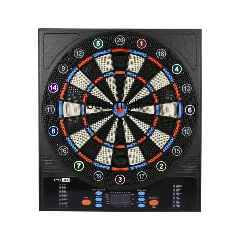 A49 18-Inch luminous soft electronic darts target plate Home entertainment competition Professional safety Automatic scoring