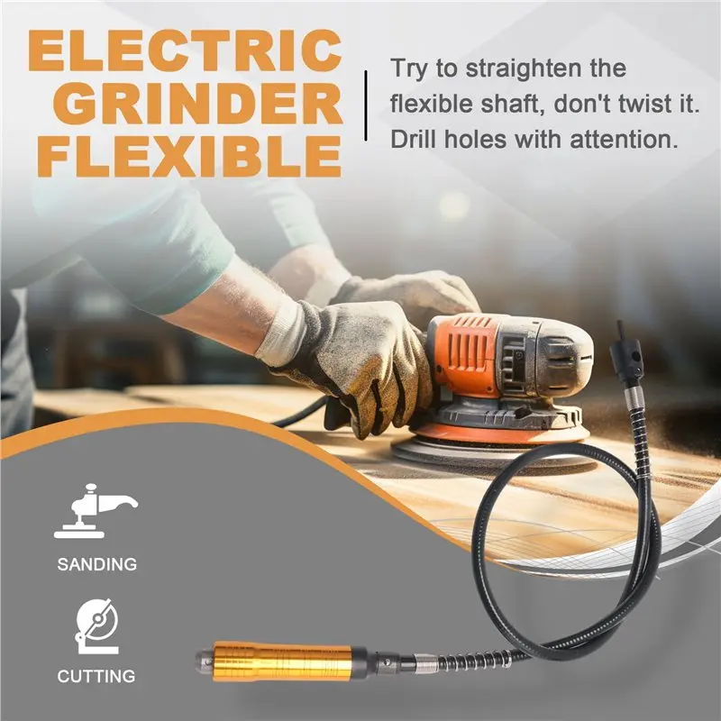 【RECOMENDAR】Flexible Shaft Attachment For Rotating Tools- Works 0.3 To 6.5Mm Chuck Handheld Electric Drills