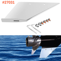 27031 Stainless Steel Skeg Guard Fix Damaged Skeg Fits for Mercury Mercruiser Alpha I Generation II 1991-Present Boat Yacht Part