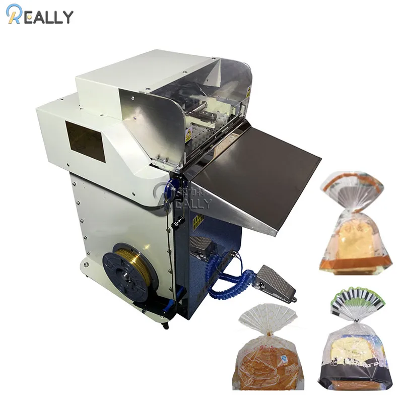 Automatic Bread Metallic Twist Tying Machine Bread Bag Sealing Machine For Toast Twist Tie Binding Twist Equipment