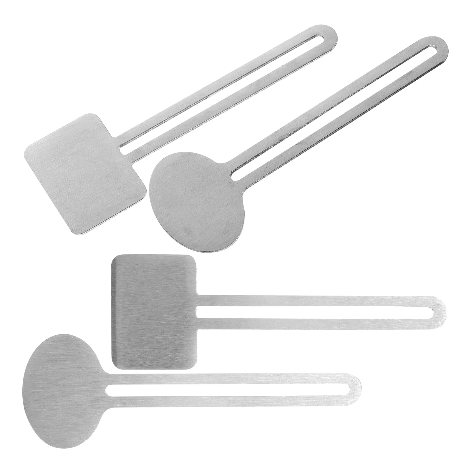 

4pcs Stainless Toothpaste Manual Toothpaste Tube Squeezers Squeezer Manual Tube Dispenser Square Round Heads Home Travel
