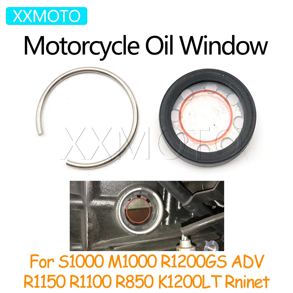 Pour BMW S1000 M1000 R R XR K1200LT R1200GS ADV RnineT R1150 R1100 R850 Fenêtre d'observation d'huile moteur pour moto