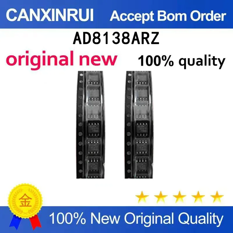 (5pcs-100pcs）AD8138AR AD8138ARZ 8138A SMT SOP8 Differential ADC Driver Imported Chip IC