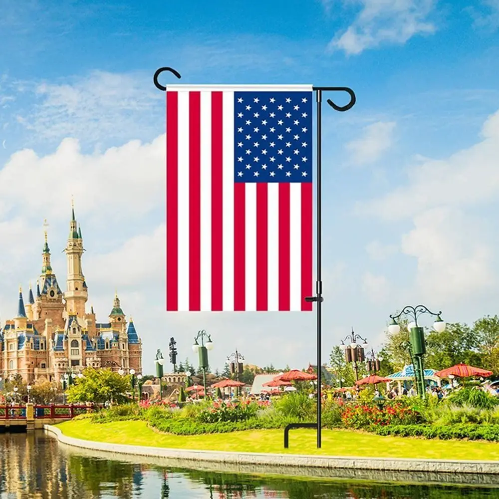 

Durable Weather Proof Garden Flag Pole Holder Stable Detachable Garden Banner Pole Stands Black Garden Flags Stand Yard