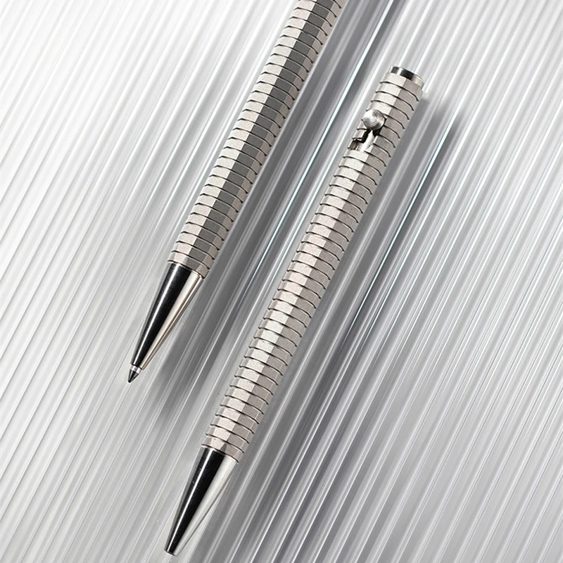 Titanium Alloy Roller Pen Linglong Tower Outdoor Ballpoint Pen Writing Pen