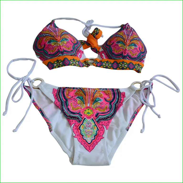 Taszít Felfelé swimwear hölgyek párnázott Melltartó Áztatás bikiny Fürdőtrikó  állítsa  tankini számára Nők beachwear bathers