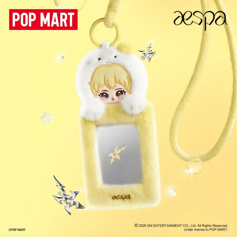 POPMART Aespa FLUFFY CLUB SERIES Card Holder Blind Box Toys Kawaii