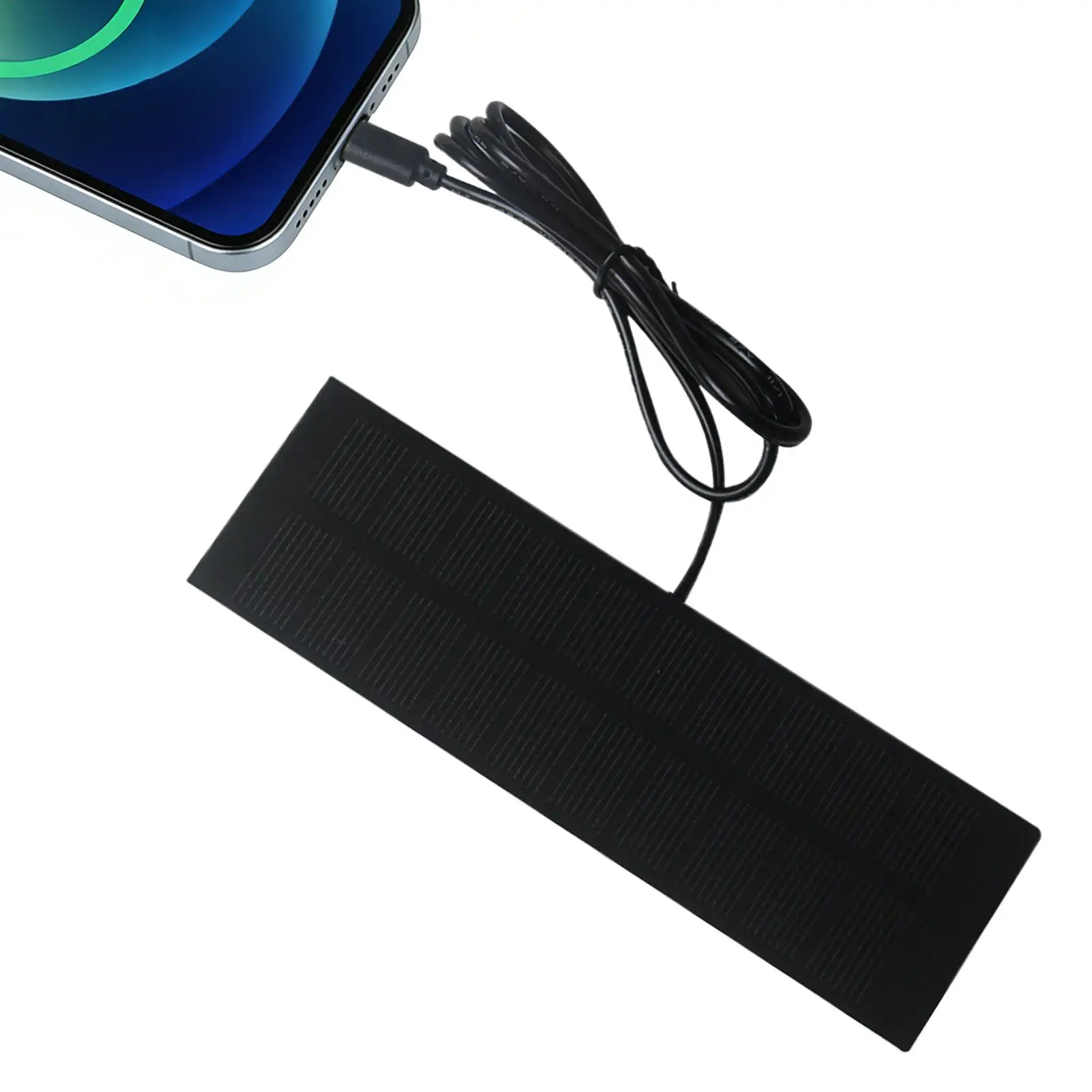 Solarmodule, tragbar, faltbar, elektronisches Zubehör, hocheffizientes Panel mit Kabel für Telefone, Laternen, Ventilatoren, Zelte, Wandern