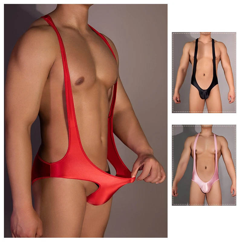 ventilate Mens briefs Mankini Swimsuits Swimwear Deep V-shaped Thong Underwear Suspender Bodysuit Male Sexy Lingerie shapewear