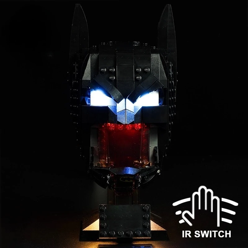 مجموعة إضاءة LED مناسبة لـ LEGO Batman Batman Cowl 76182 (لا تشمل مكعبات البناء) #1