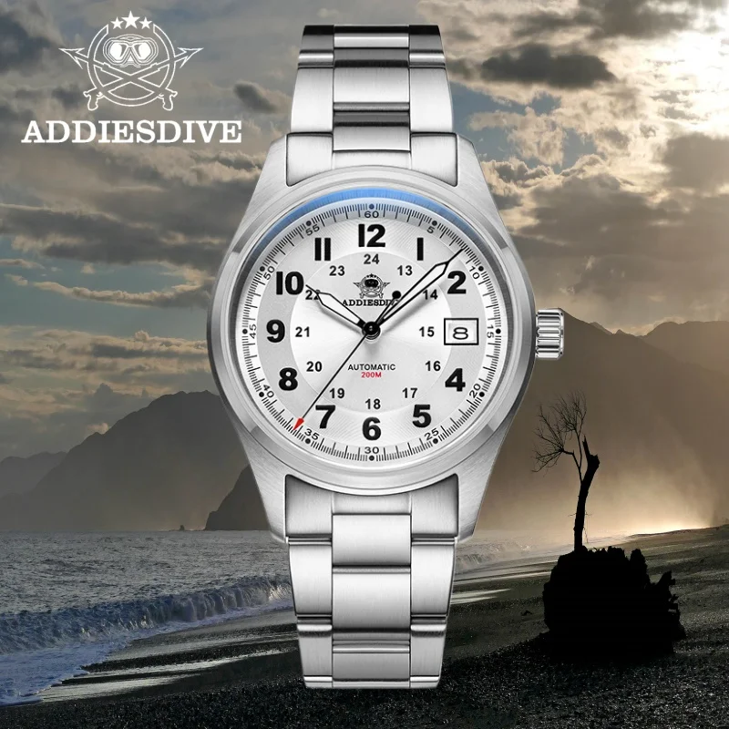 ADDIESDIVE TOP Sale Men's Watch Reloj Hombre Sapphire Glass BGW9 Super Luminous 20Bar Waterproof Automatic Mechanical Watches