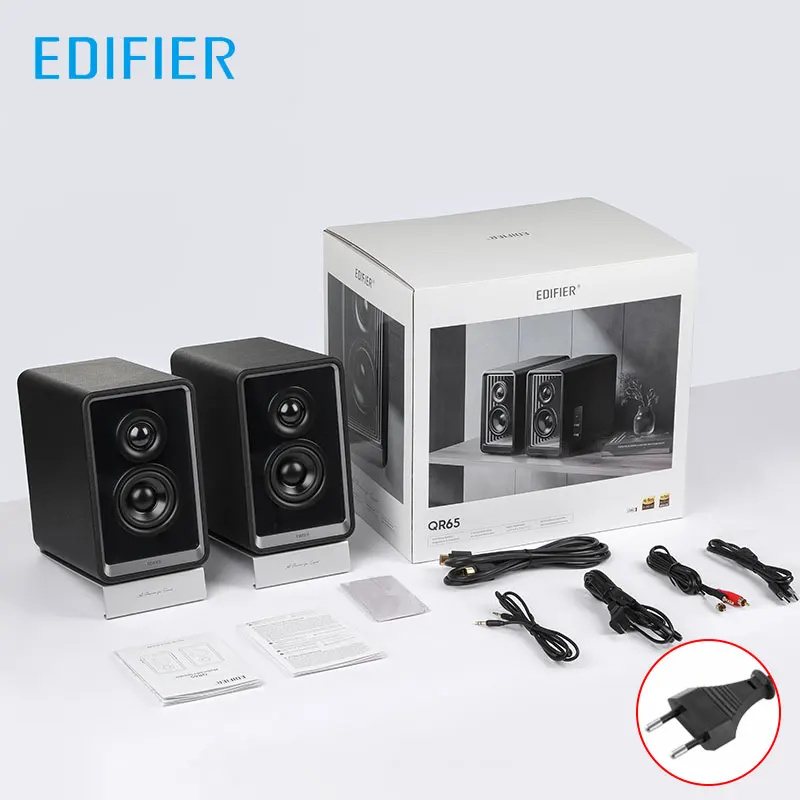 ブルートゥースEdifier-QR65を備えたデスクトップモニター,スピーカー