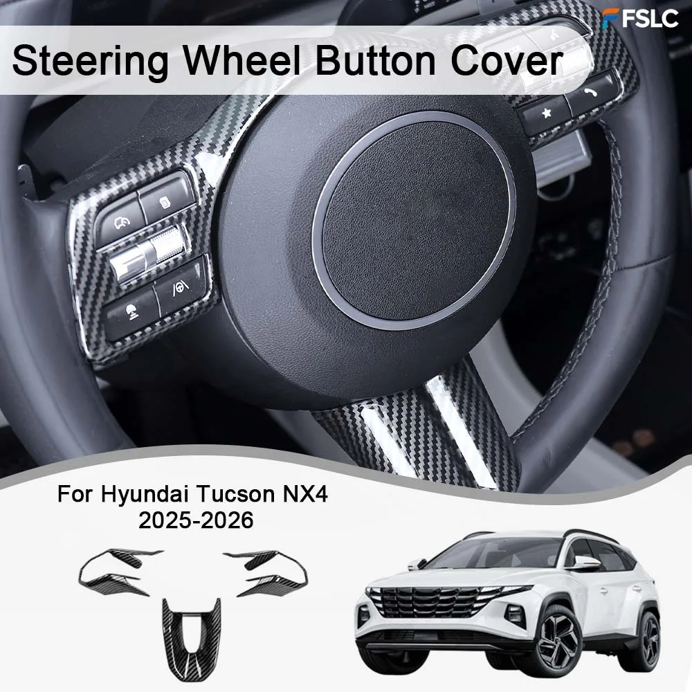 

Car Decoration Steering Wheel Button Cover For Hyundai Tucson NX4 2025-2026 Cars Accessories Styling Upgrade Modify A Car