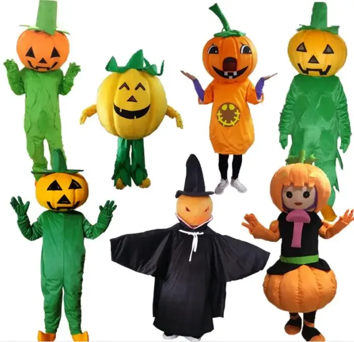 

Halloween Pumpkin Lantern Mascot Coutume Custom Cosplay Costume Fancy Dress Cartoon Pumpkin Mascotter Costume Birthday Party